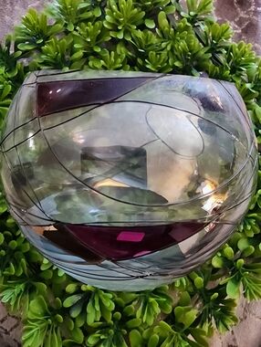 PartyLite Mosaic Glass Bowl Candle Holder